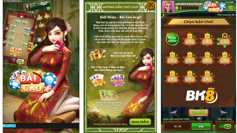 Giới thiệu game bài cào tại BK8
