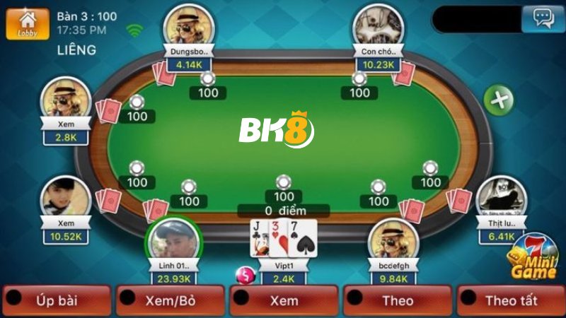 Quy định xem bài trong Liêng và thời gian đặt cược