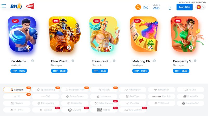 Slot game nổ hũ rực lửa